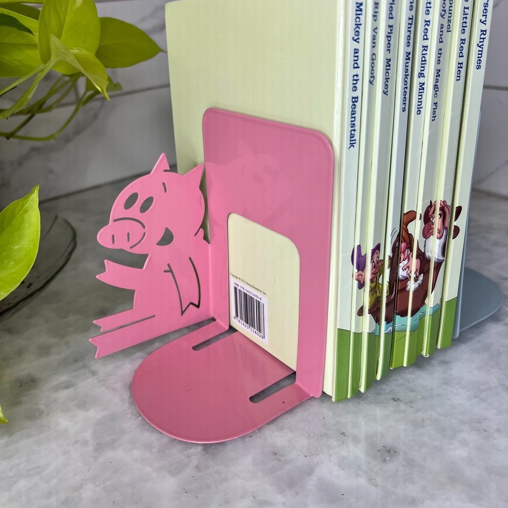 Mo Willems Elephant and Piggie Metal Bookends YOTTOY Kids Room Decor - Picture 3 of 8